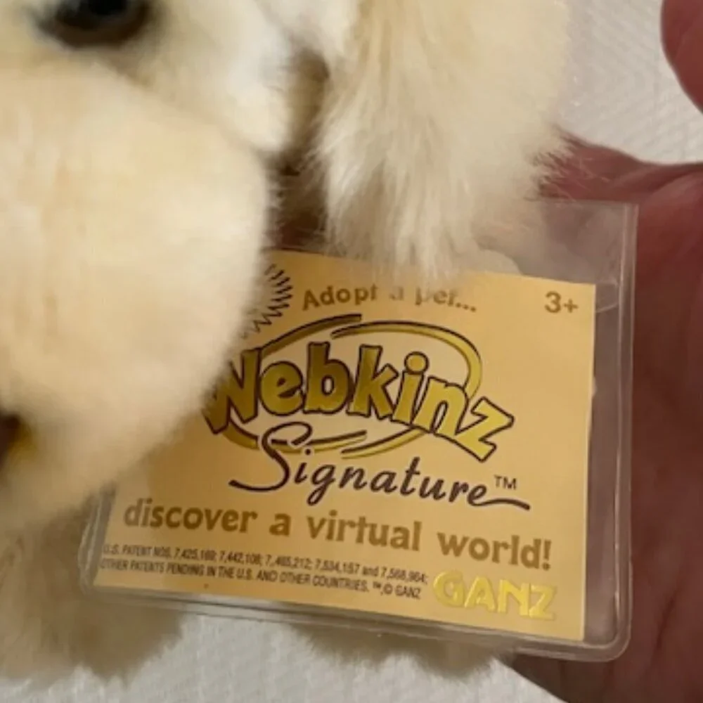 Webkinz Small Signature Golden Retriever WKSS2004 New Sealed Code Unused Code